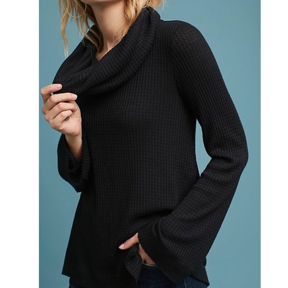 Anthropologie Tops - Meadow Rue Galenia Cowl Neck Thermal Tunic